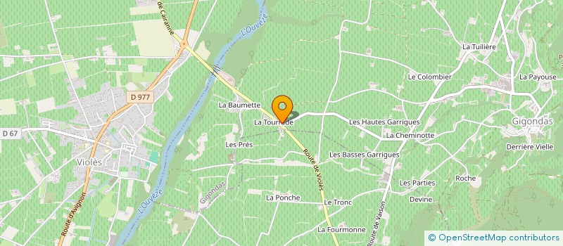 localisation de l'entreprise GOUMARRE  GIGONDAS