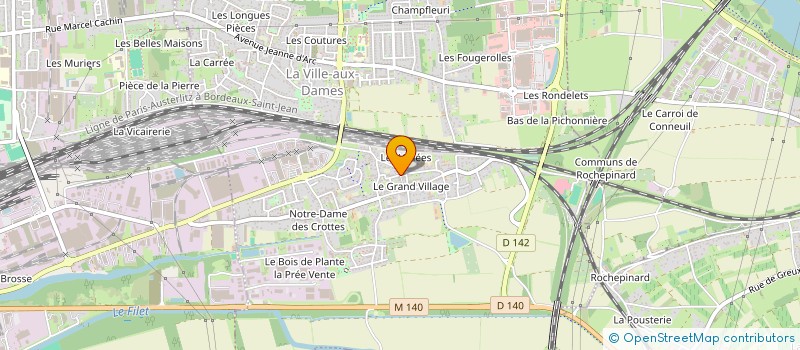 localisation de l'entreprise GOUME DE LOIRE  LA VILLE-AUX-DAMES