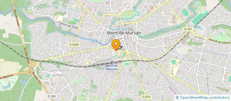localisation de l'entreprise GOUMI à MONT-DE-MARSAN