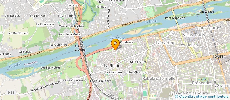 localisation de l'entreprise GOUMY PATRIMOINE  LA RICHE