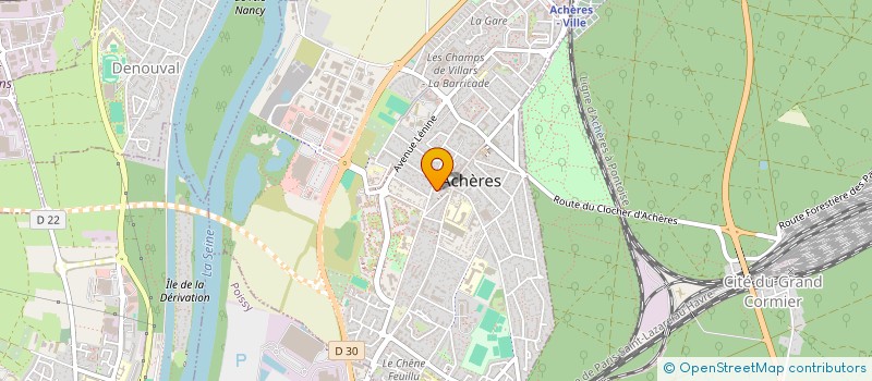 localisation de l'entreprise GOUNE TEKS  ACHERES