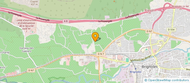 localisation de l'entreprise GOUNEAUD  BRIGNOLES