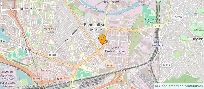 localisation de l'entreprise GOUNI TAXI  BONNEUIL-SUR-MARNE