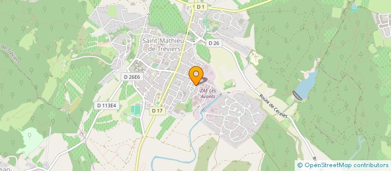 localisation de l'entreprise GOUNOD  SAINT-MATHIEU-DE-TREVIERS