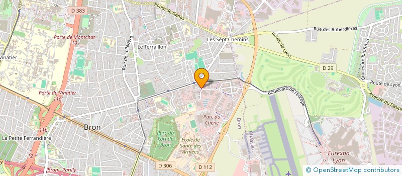 localisation de l'entreprise GOUNOD GESTION à BRON