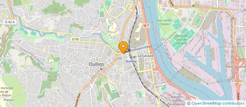 localisation de l'entreprise GOUNON SUBRIN  OULLINS-PIERRE-BENITE