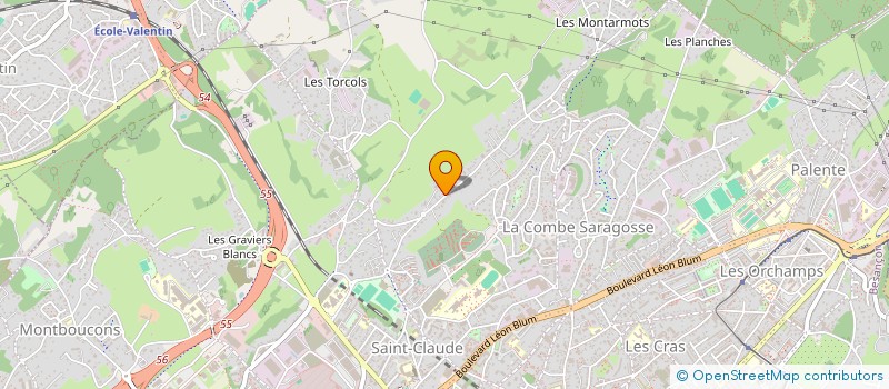 localisation de l'entreprise GOUP FORESTIER DE FOURRES ET TUILERIE  BESANCON