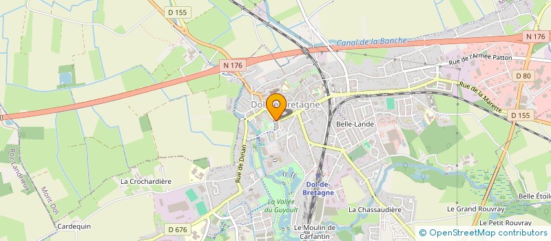 localisation de l'entreprise GOUPE RICHARD  DOL-DE-BRETAGNE