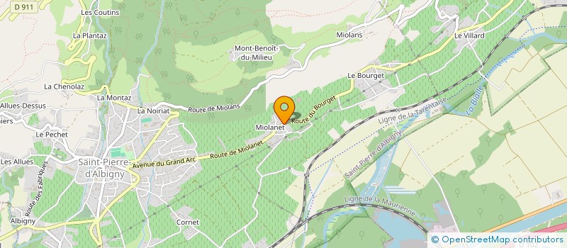 localisation de l'entreprise GOUPEMENT EMPLOYEURS DU FONTANIS  SAINT-PIERRE-D'ALBIGNY