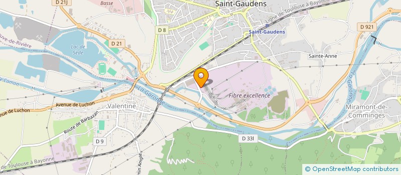 localisation de l'entreprise GOUPEMENT FORESTIER D'ORX à SAINT-GAUDENS