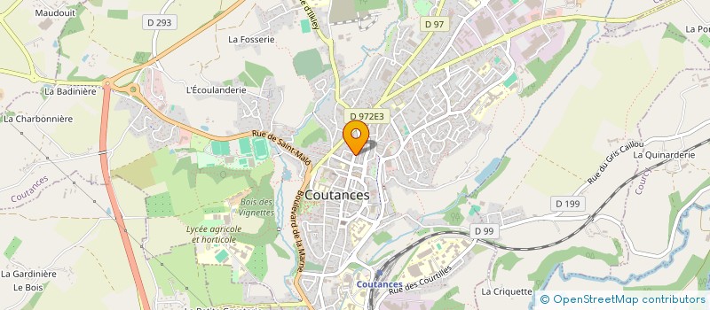 localisation de l'entreprise GOUPI SA à COUTANCES