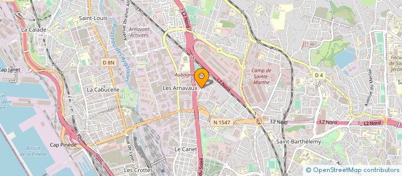 localisation de l'entreprise GOUPIL à MARSEILLE