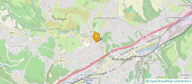 localisation de l'entreprise GOUPIL à RIVE-DE-GIER