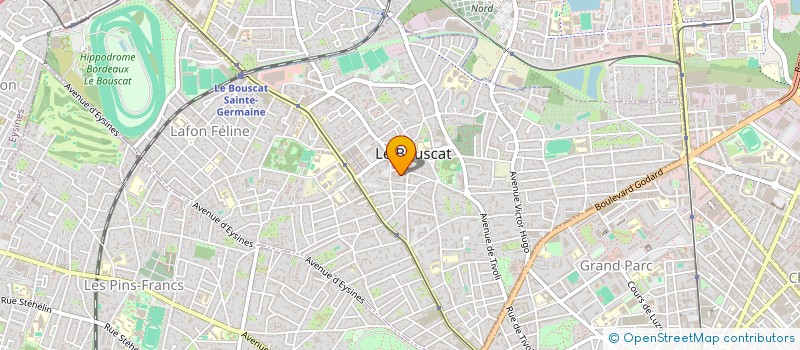 localisation de l'entreprise GOUPIL  LE BOUSCAT