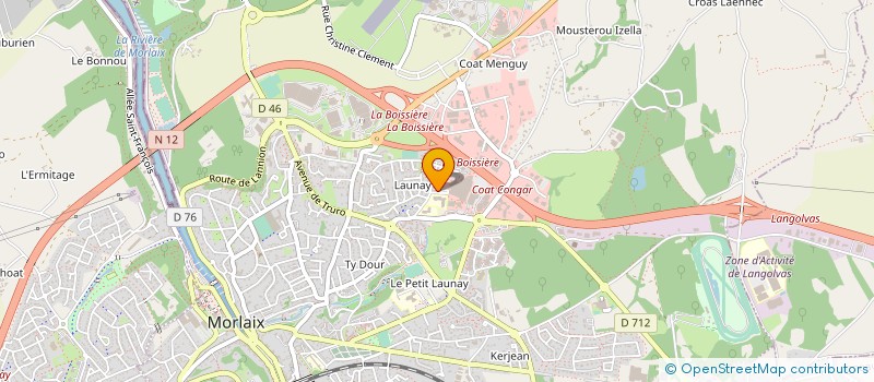 localisation de l'entreprise GOUPIL EMPLOI/REEMPLOI-ETHIQUE à MORLAIX