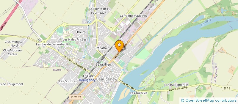 localisation de l'entreprise GOUPIL INDUSTRIE à BEAUGENCY