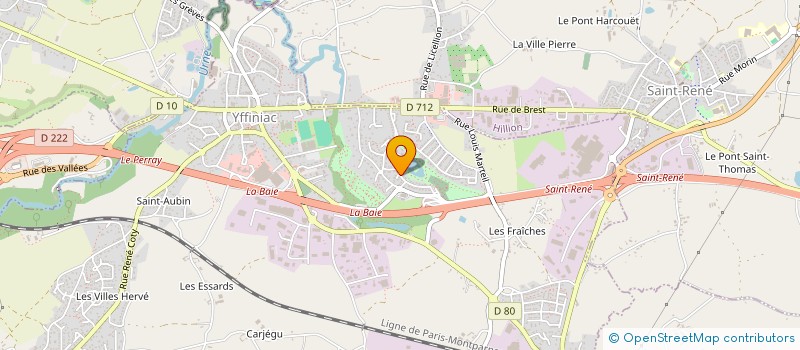 localisation de l'entreprise GOUPIL INVEST  YFFINIAC