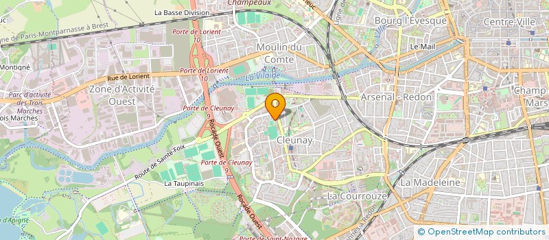 localisation de l'entreprise GOUPILLE FAVRE à RENNES