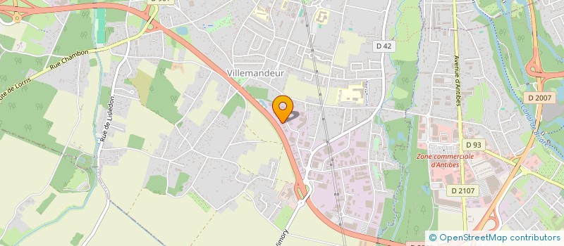 localisation de l'entreprise GOUPILOU à VILLEMANDEUR
