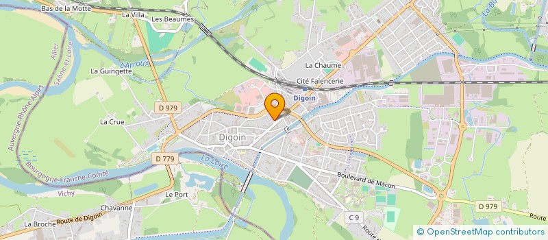 localisation de l'entreprise GOUPOL  DIGOIN