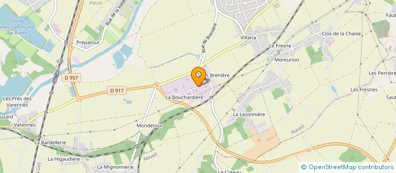 localisation de l'entreprise GOUPY à NAVEIL