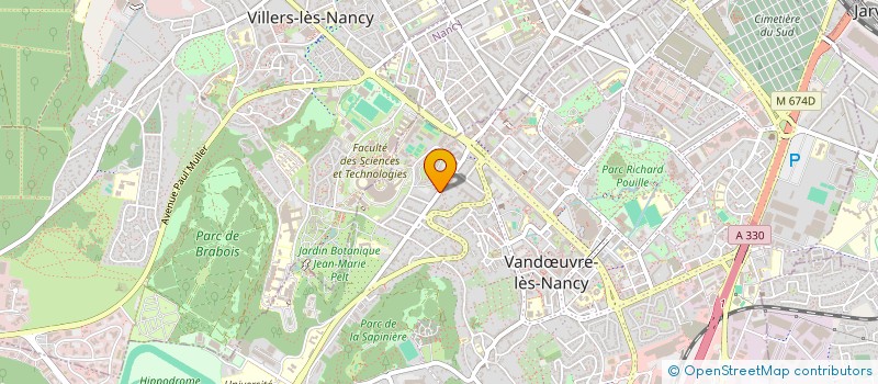 localisation de l'entreprise GOUR(MAN)DE (GMD)  VANDUVRE-LES-NANCY