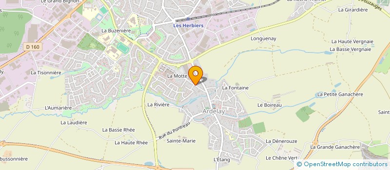 localisation de l'entreprise GOURAUD à LES HERBIERS