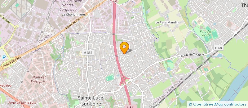 localisation de l'entreprise GOURAUD ETC  SAINTE-LUCE-SUR-LOIRE