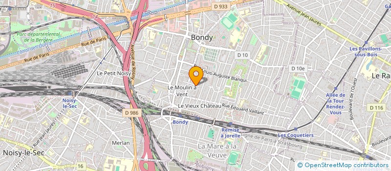 localisation de l'entreprise GOURAYA  BONDY