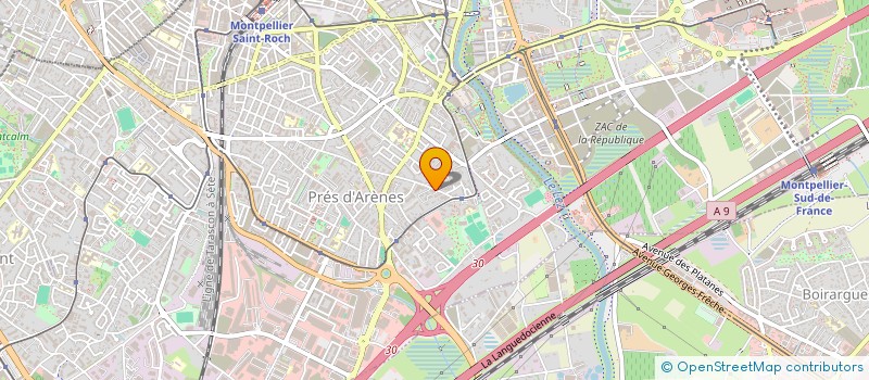 localisation de l'entreprise GOURAYA CONSEIL à MONTPELLIER