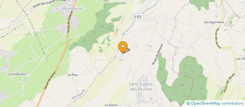 localisation de l'entreprise GOURBI MUSIQUE  SAINT-SULPICE-DES-RIVOIRES