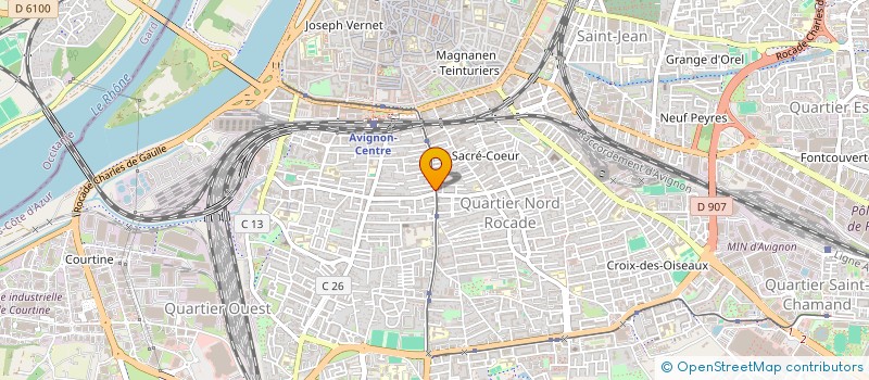 localisation de l'entreprise GOURCHE INVEST  AVIGNON