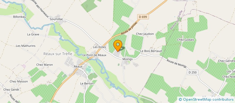 localisation de l'entreprise GOURDET DE LA POUYADE à REAUX SUR TREFLE
