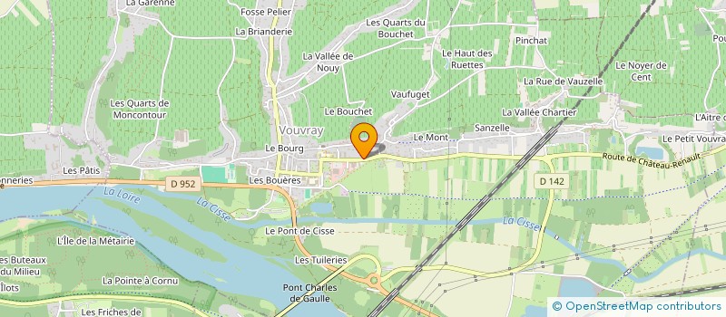 localisation de l'entreprise GOURDIN à VOUVRAY