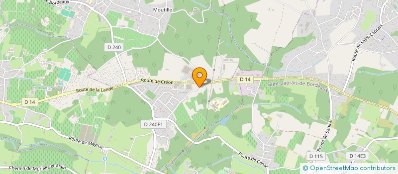 localisation de l'entreprise GOURDIN VIOT SARRAUD  CAMBLANES-ET-MEYNAC