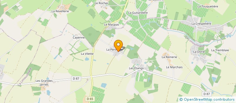 localisation de l'entreprise GOURDON PEINTURE  LA LIMOUZINIERE