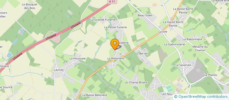 localisation de l'entreprise GOURET à LE CELLIER