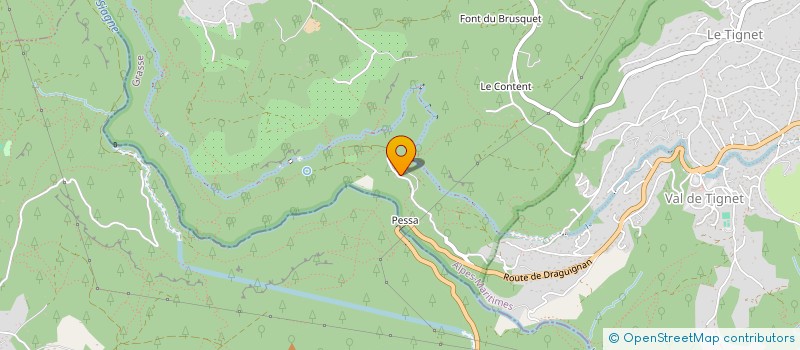 localisation de l'entreprise GOURG SERVICES à SAINT-CEZAIRE-SUR-SIAGNE