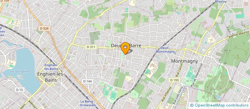 localisation de l'entreprise GOURGUECHON'S FAMILY HOLDING  DEUIL-LA-BARRE