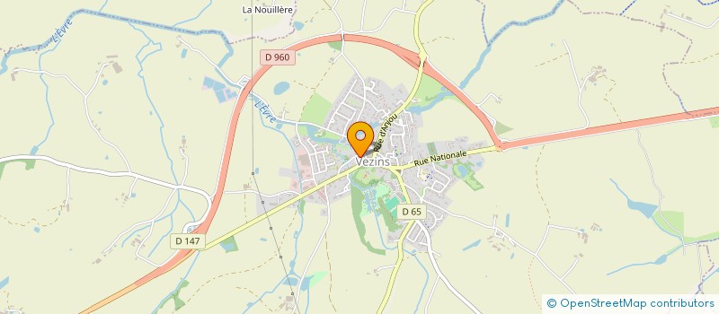 localisation de l'entreprise GOURICHON  VEZINS