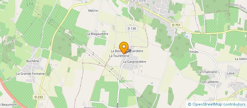 localisation de l'entreprise GOURICHON DENIS à BRISSAC LOIRE AUBANCE
