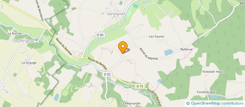 localisation de l'entreprise GOURINCHAT ET FILS à VARAIGNES