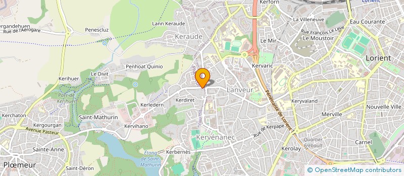 localisation de l'entreprise GOURLAN PERE ET FILS à PLOEMEUR