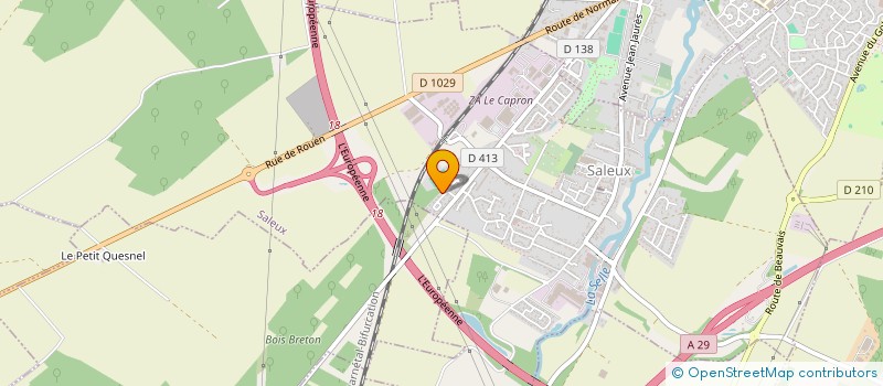 localisation de l'entreprise GOURLINT FERRE  SALEUX