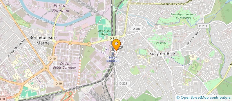 localisation de l'entreprise GOURM'EAT  SUCY-EN-BRIE