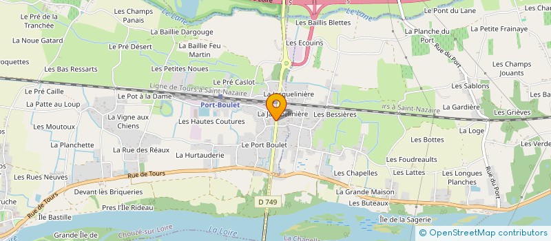 localisation de l'entreprise GOURMAIA  CHOUZE-SUR-LOIRE