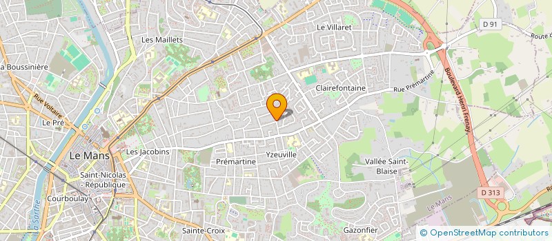 localisation de l'entreprise GOURMAIN  LE MANS