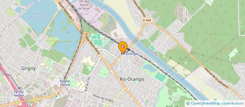 localisation de l'entreprise GOURMAND BONTE  RIS-ORANGIS