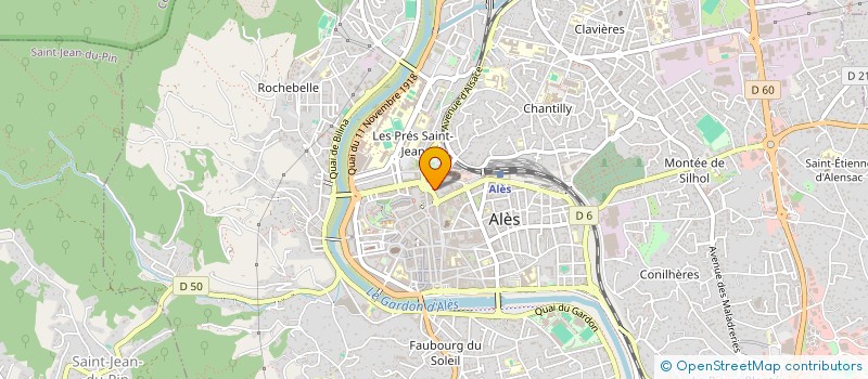 localisation de l'entreprise GOURMAND'IN à ALES