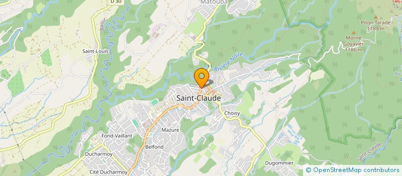 localisation de l'entreprise GOURMAND'IZ à SAINT-CLAUDE